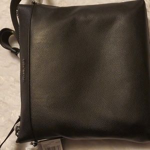 Men Black Cooper Xbody Leather Bag